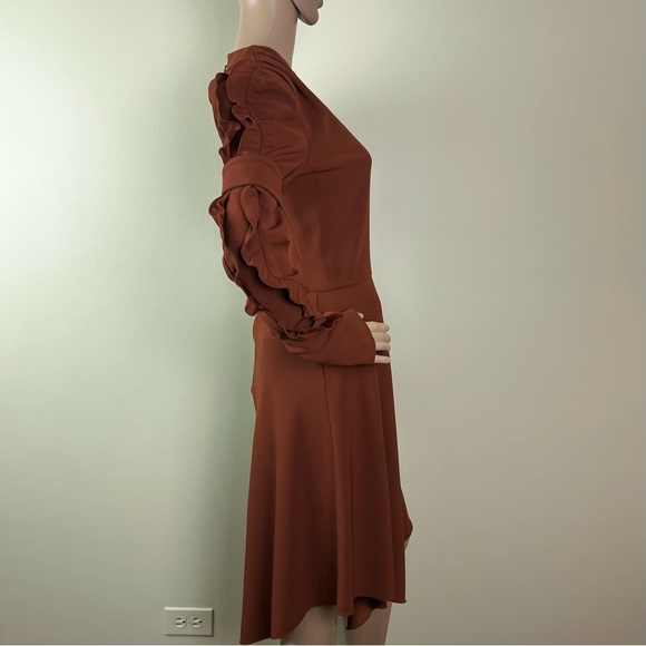 NEW CHLOE LONG SLEEVE MIDI DRESS - Picture 5 of 10
